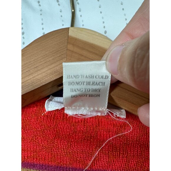 Anthropologie Freeway Womens Cardigan Sz S Boho Southwestern Open Waterfall Hem - Picture 3 of 11